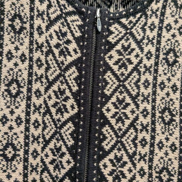 Vintage Nomadic Traders Norwegian Style Zip-Up Cardigan - Large - Picture 4 of 8